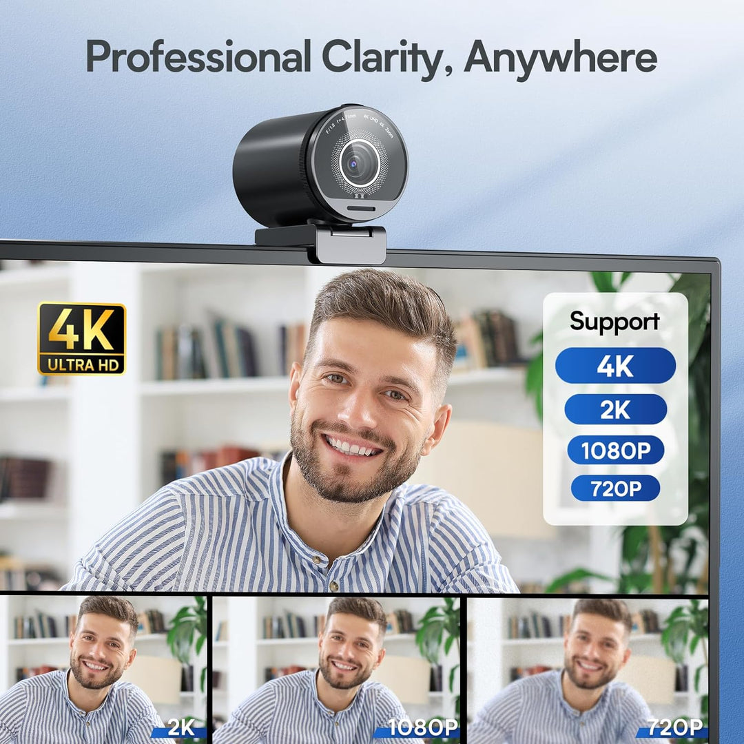 SmartCam NX6S-4K Webcam for Streaming Sony 1/2'' Sensor with HDR