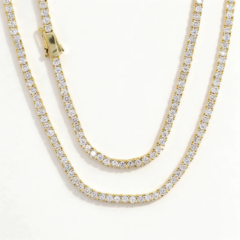 Cubic Zircon Diamond Tennis Chain