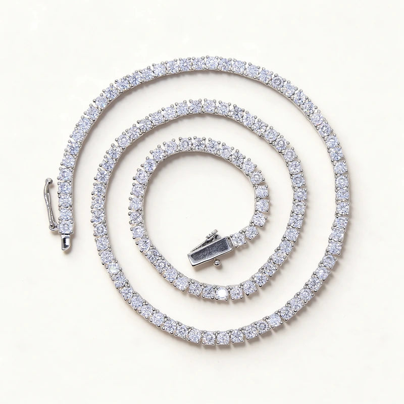 Cubic Zircon Diamond Tennis Chain