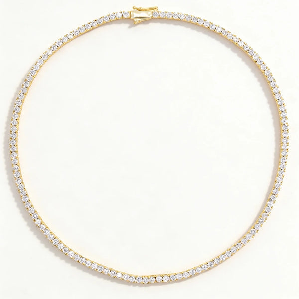 Cubic Zircon Diamond Tennis Chain