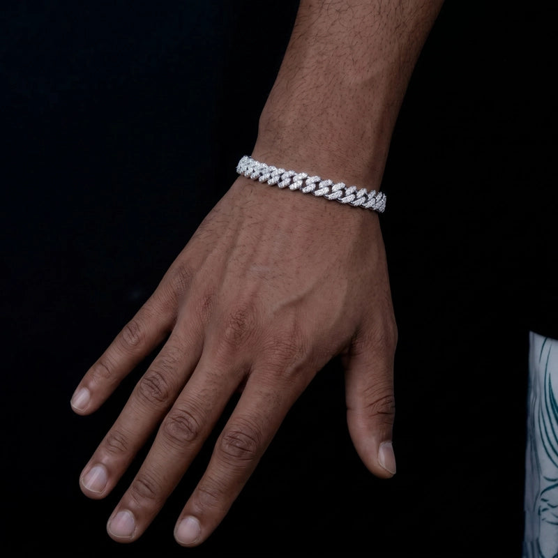 925S_VVS_Moissanite_8.5MM_Cuban_Bracelet