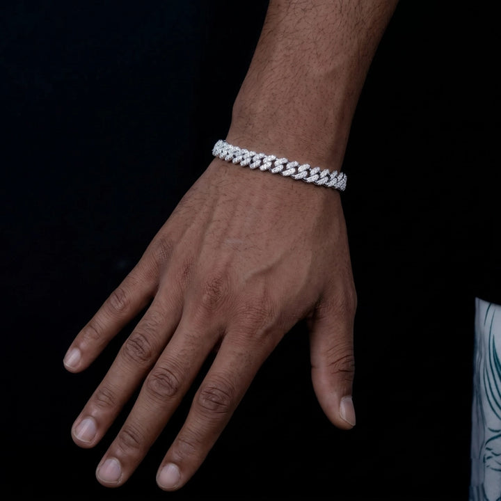 925S_VVS_Moissanite_8.5MM_Cuban_Bracelet
