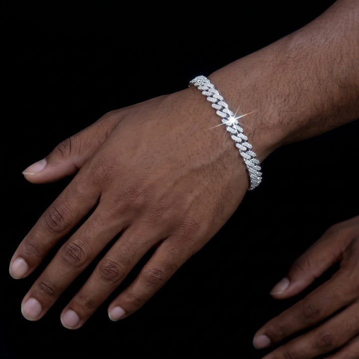 925S_VVS_Moissanite_8.5MM_Cuban_Bracelet