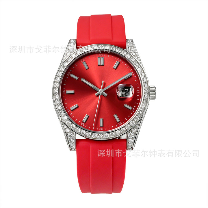 W004 41MM Full Moissanite Iced Out Automatic Watch