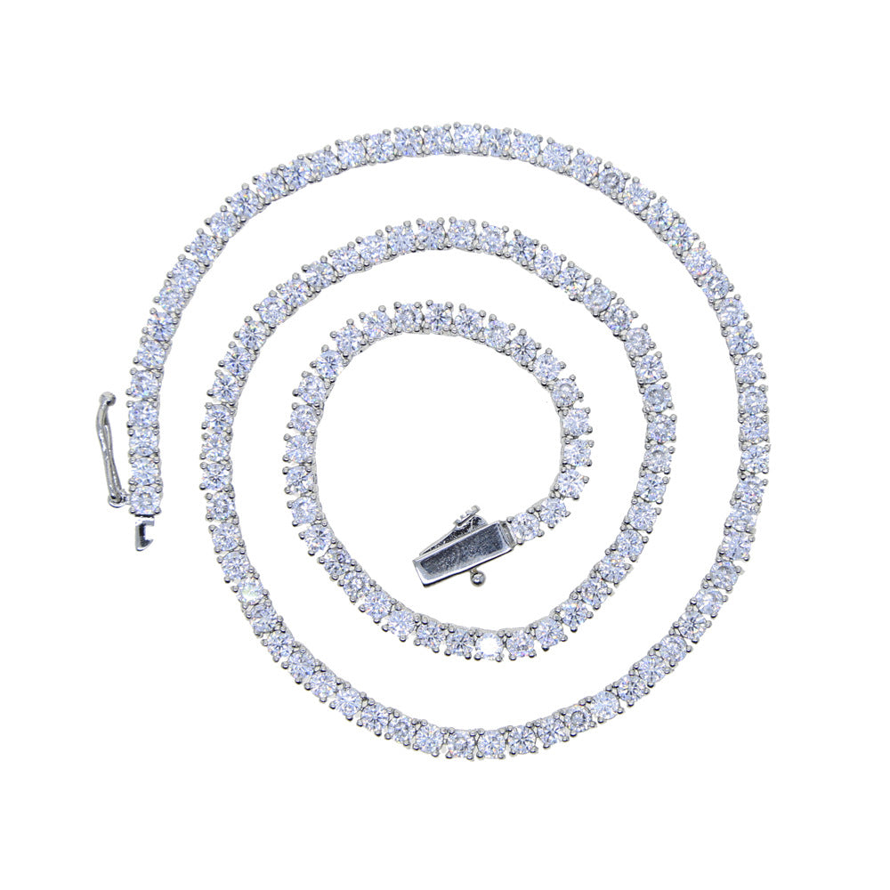 0510-02 3mm Cubic Zirconia Tennis Chain
