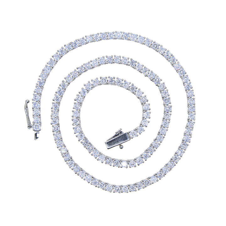 0510-02 3mm Cubic Zirconia Tennis Chain