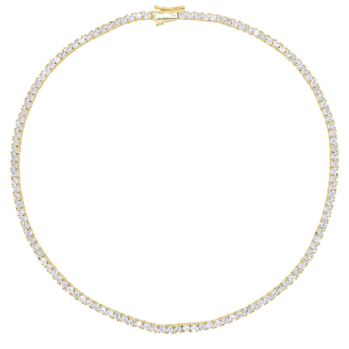 0510-02 3mm Cubic Zirconia Tennis Chain