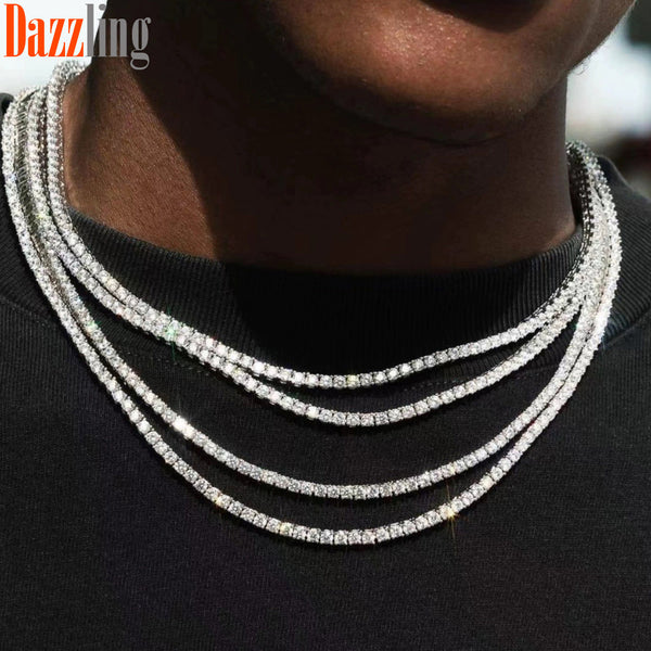 Cubic Zircon Diamond Tennis Chain