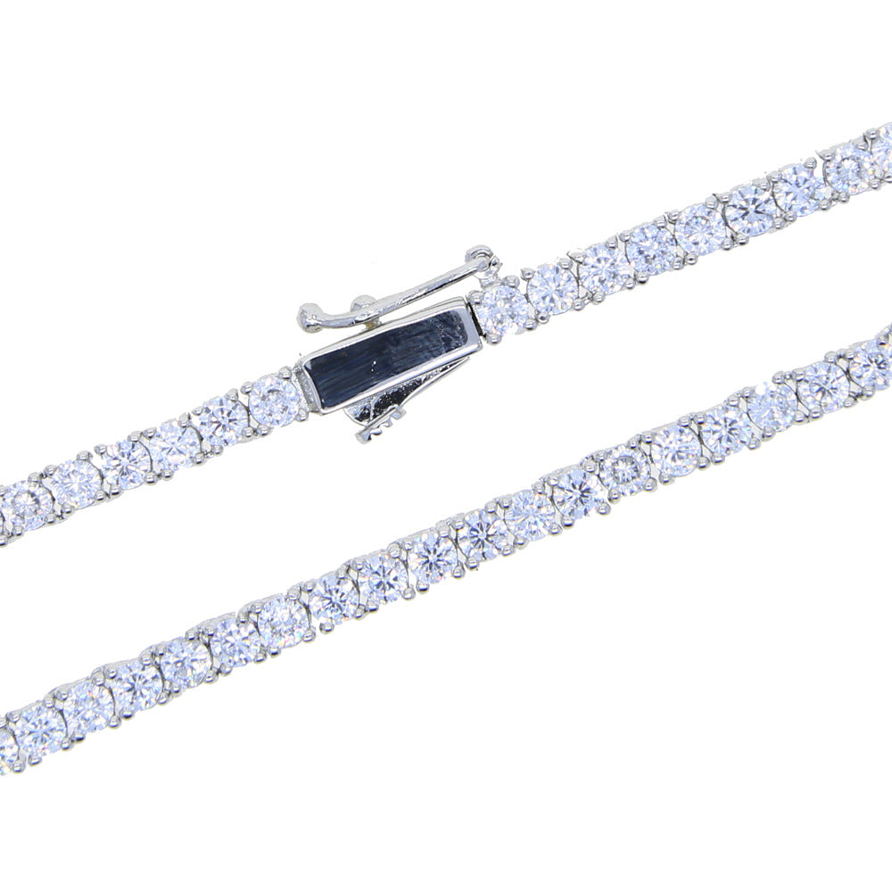 0510-02 3mm Cubic Zirconia Tennis Chain