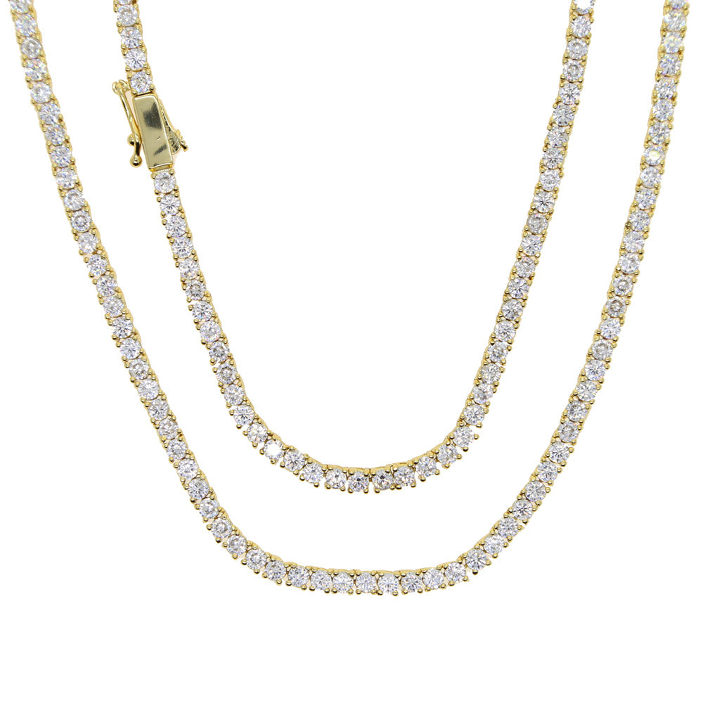 0510-02 3mm Cubic Zirconia Tennis Chain