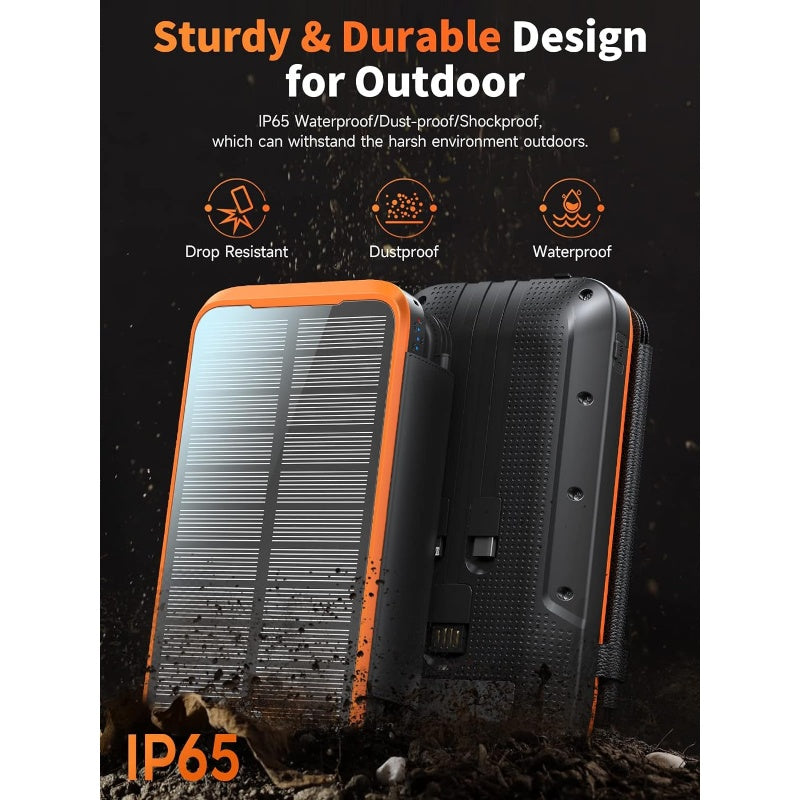 43800mAh Solar phone charger portable power bank 3A super charger