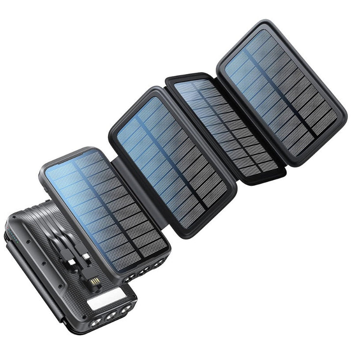 43800mAh Solar phone charger portable power bank 3A super charger