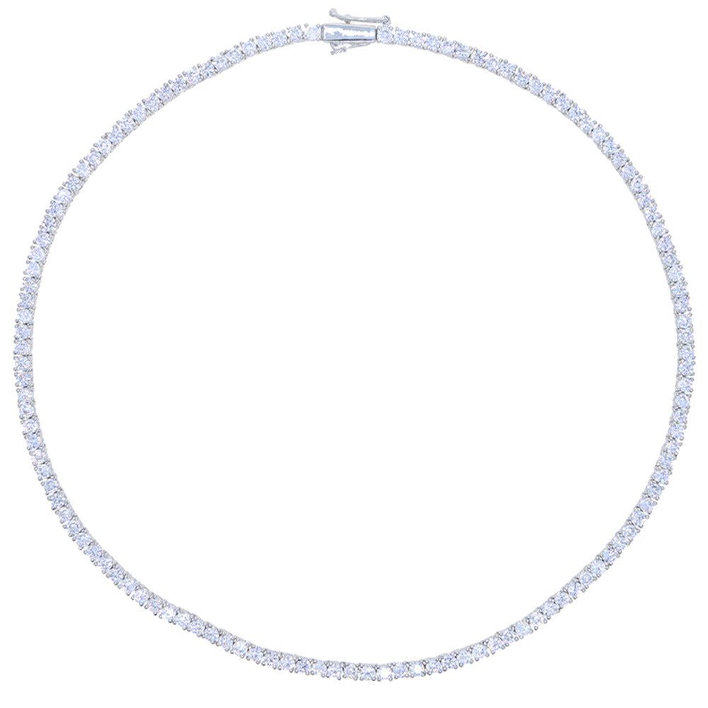 0510-02 3mm Cubic Zirconia Tennis Chain
