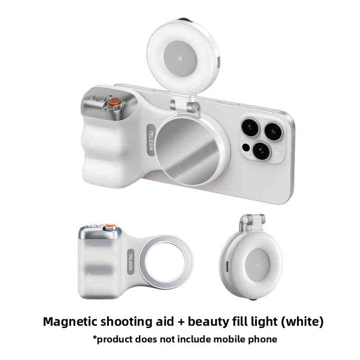 Magnetic suction handle wireless remote control with fill light & tripod